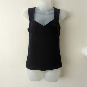 White House Black Market Velvet Busiter Tank Top Velvet Witchy / Bohemian Sz Sm